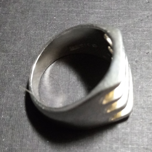 SLITTED STERLING SILVER/925 RING - Picture 3 of 4